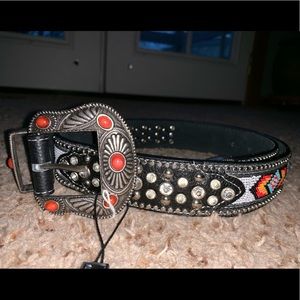 Montana West leather belt